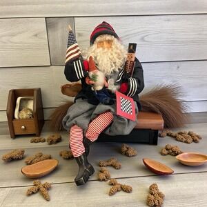 House of Hatten 2004 "Ye Olde Santa Maker" By Dee Gann 22" Sailor Patriotic Art